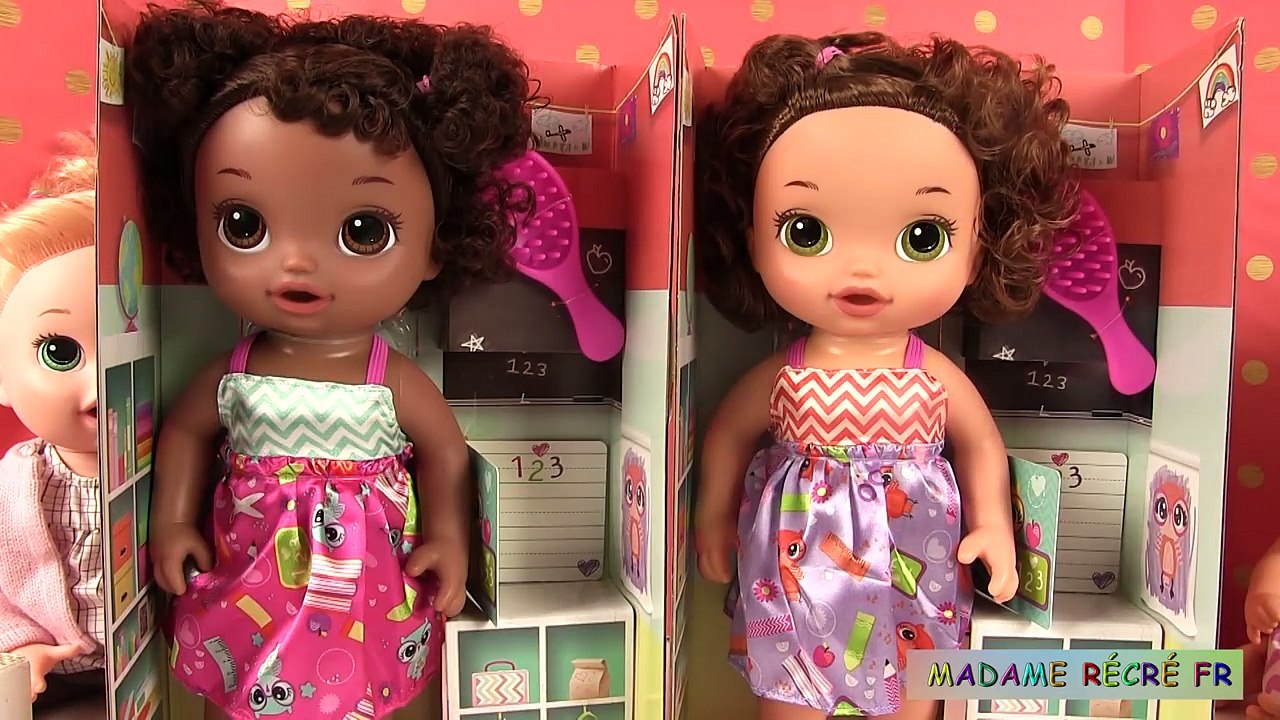 Baby Alive Poupée Bébé Prêt pour l’Ecole Anniversaire Glaces Gâteau
