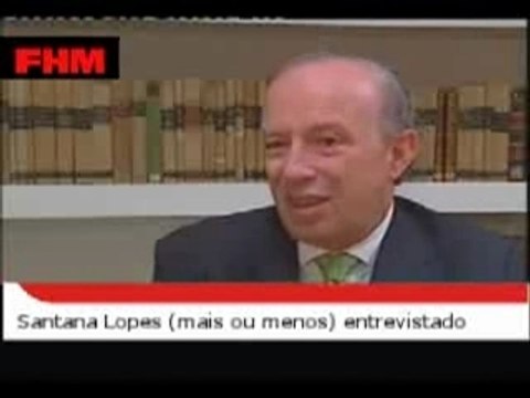 Nilton entrevista Santana Lopes