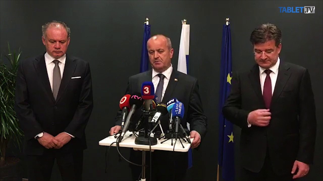 ZÁZNAM: TK prezidenta A. Kisku, ministra zahraničných vecí M. Lajčáka a ministra obrany P. Gajdoša