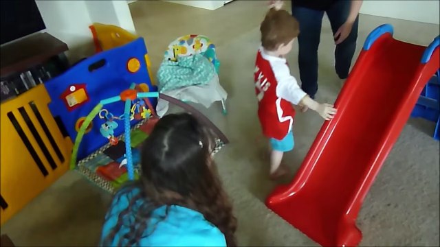 Little Tikes First Slide - 2nd Birthday Reaction