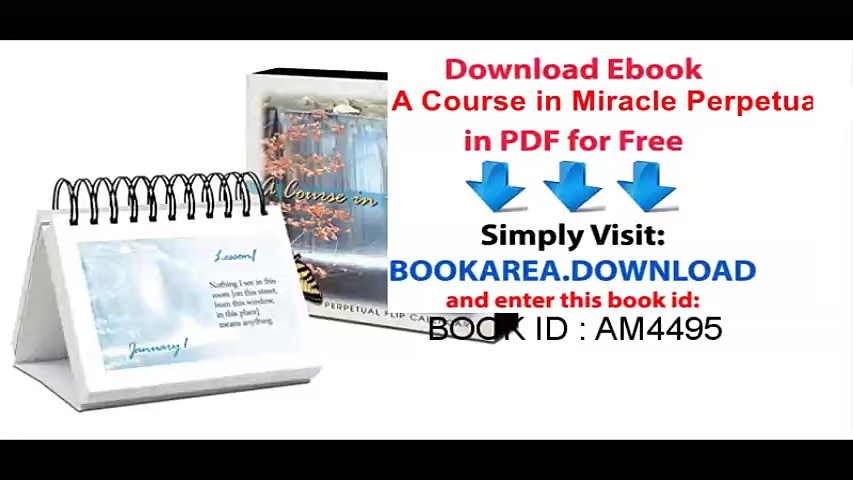 A Course in Miracle Perpetual Calendar