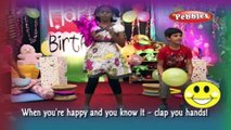 Birthday Rhymes Live - When You Are Happy | Birthday Rhymes | Most Popular Party Games For Kids | birthday party songs | activities for kids