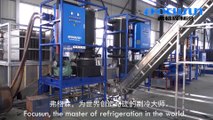 Focusun Tube Ice Machine 5 tons per day (2 pcs.) with Automatic ice packaging machine