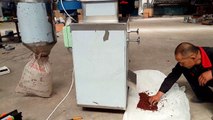 Cocoa Beans Peeling Crushing Machine Video