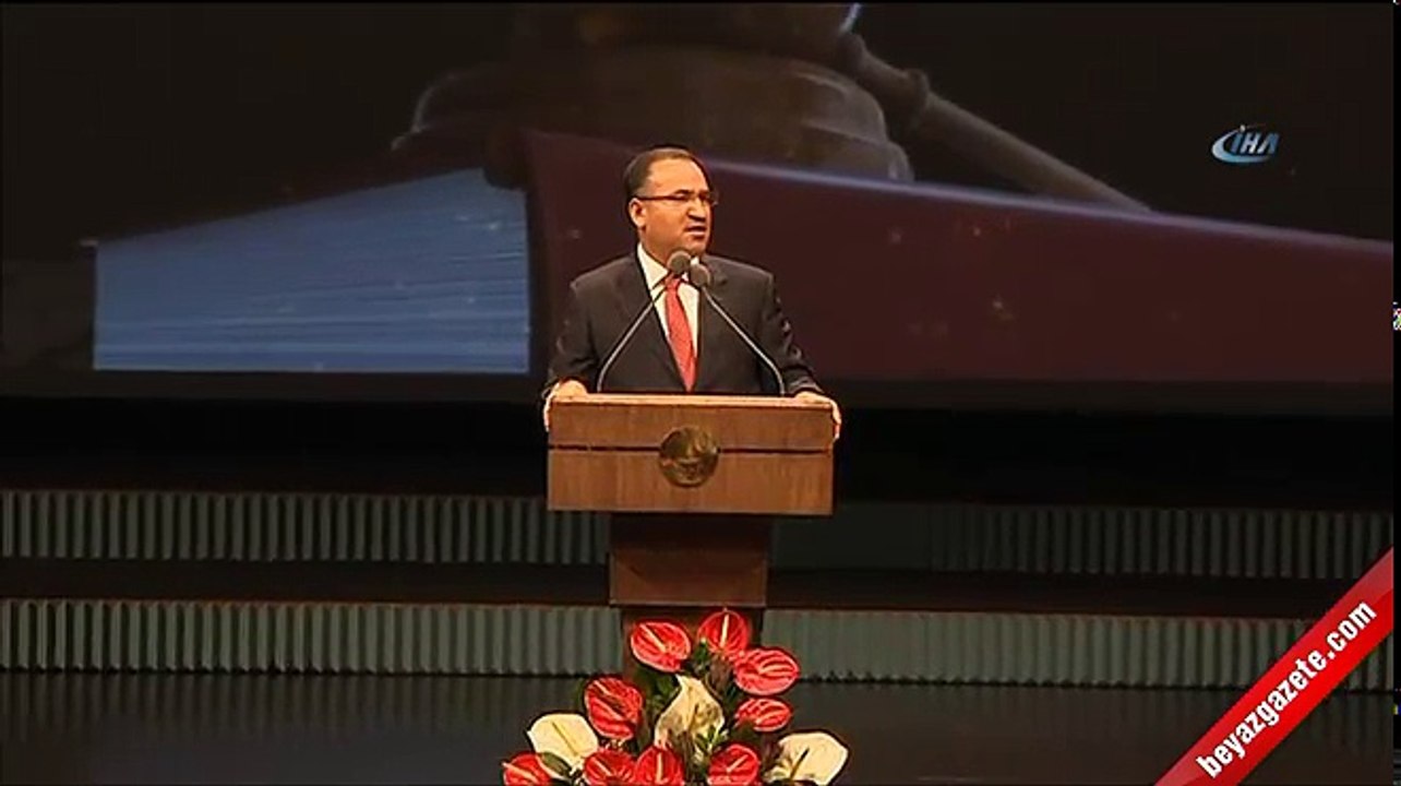 Adalet Bakanı Bekir Bozdağ'ın kura töreni konuşması
