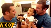 Salman Khan Gets SLAPPED By Nephew Ahil FULL VIDEO