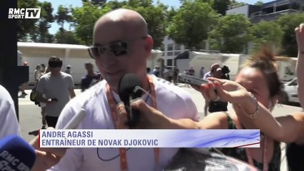 Roland-Garros : Agassi de retour, pour un premier entraînement avec Djokovic