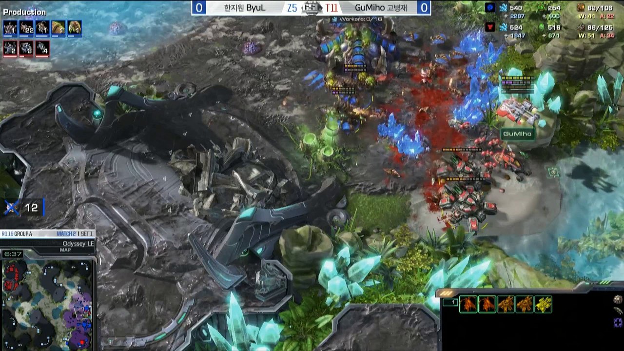 [TW]2017 GSL S2 Code S Ro.16 GA M3：ByuL(Z)　v.s.　GuMiho(T)(Host：Nice & BigBoss)