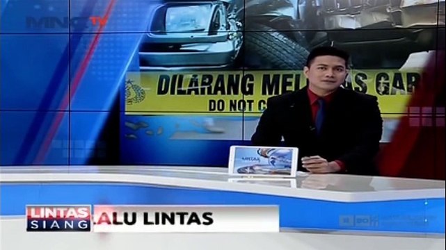 Akibat Rem Blong, Dua Truk dan Satu Mini Bus Terlibat Tabrakan Beruntun