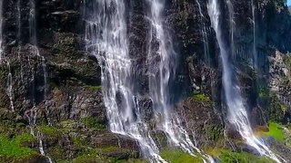 Stunning Seven Sisters Waterfall in Norway- Beautiful World