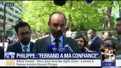 "Richard Ferrand a ma confiance", dit Édouard Philippe