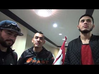 future superstar david benavidez with his dad and trainer jose EsNews Boxing