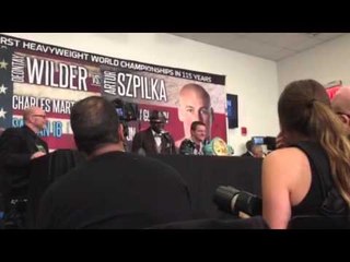 Deontay Wilder post Szpilka fight presser