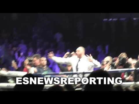 Tyson Fury Flipping The Crowd In NY After Wilder Win EsNews Boxing