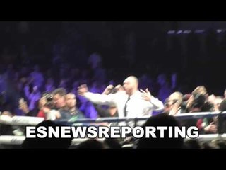 Tyson Fury Flipping The Crowd In NY After Wilder Win EsNews Boxing