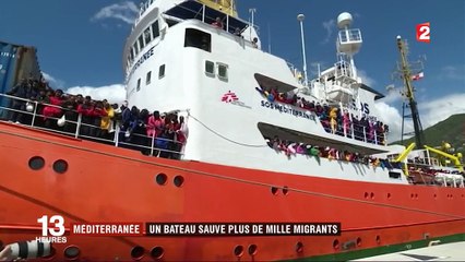 Méditerranée : un bateau sauve plus de mille migrants