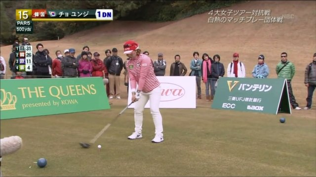 【ゴルフスイング】世界の女子プロゴルファーのスイング　～The Swing of Women's Professional Golfer at The Queens2015~