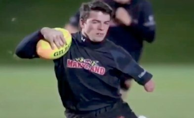 Impressionnante vidéo d'un joueur de rugby amputé d'un bras