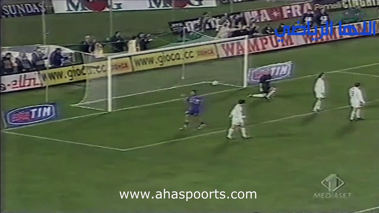 اهداف مباراة فيورنتينا و انتر ميلان 2-0 الدوري الايطالي 2000