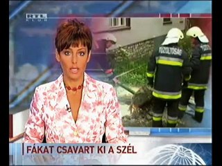 Viharkárok 2006.06.29 (RTL Híradó)