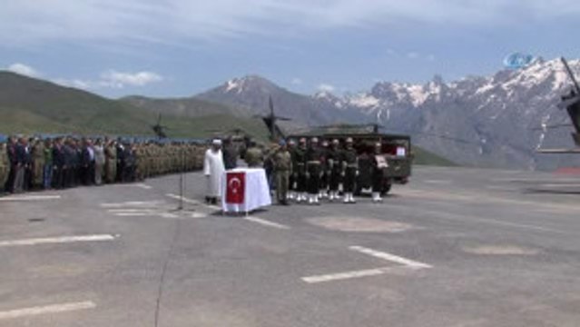 Şehit Uzman Çavuşa Uğurlama Töreni