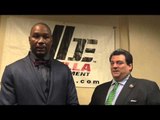 Lennox Lewis & Mauricio Sulaiman president of the wbc EsNews Boxing