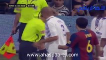 الشوط الاول مباراة ريال مدريد و برشلونة 4-1 الدوري الاسباني 2008