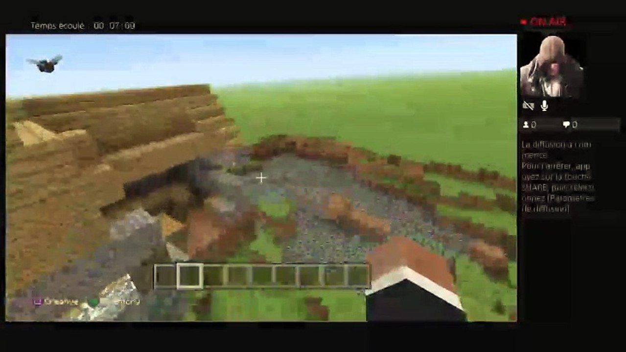Petit live sur minecraft