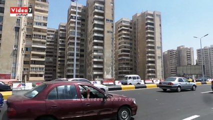 محافظ الإسكندرية يفتتح كوبرى السلام بسيدى جابر