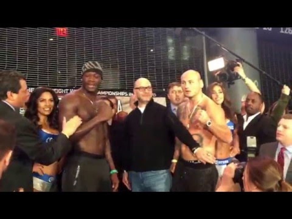 Crazy face off Wilder Szpilka