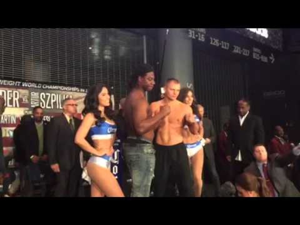 Martin vs Gkazkov faceoff