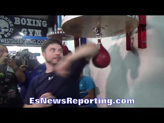 Julian Ramirez DOPE speed bag TRICKS - EsNews Boxing