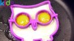 Kidschanow To Make 'Owl Fried Eggs' Learn Colors Glitter Slime Clay Cup-24WrJUJy5Ik
