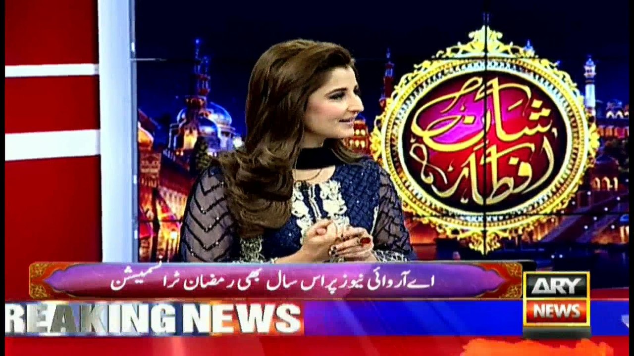 ARY News' morning show host Sanam Baloch speaks