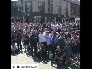 Errol spence vs Kell Brook Faceoff Check Out Massive Crowd! esnews boxing