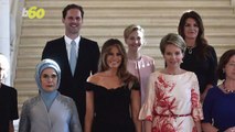 First Gentleman of Luxembourg Poses Among Spouses of World Leaders