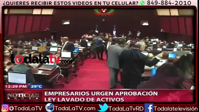 Empresarios urgen aprobación ley de lavado de activos-Noticias Ahora-Video