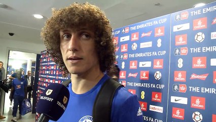 FA Cup - D. Luiz : ''On n'a pas trop compris le premier but"