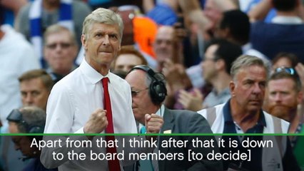 Download Video: No perfect way to leave Arsenal - Wenger