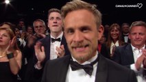 Ovation pour L'Amant Double de François Ozon avec Marine Vacth, Jérémie Renier et Jacqueline Bisset - Festival de Cannes 2017