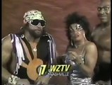 Macho Man Randy Savage - Tiny Zeus Lister - Sensational Sherri  Promo vs Hulk Hogan & the Hulkamaniacs