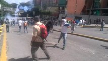 Riot Police Block Protesters from Marching to Military Complex in Caracas