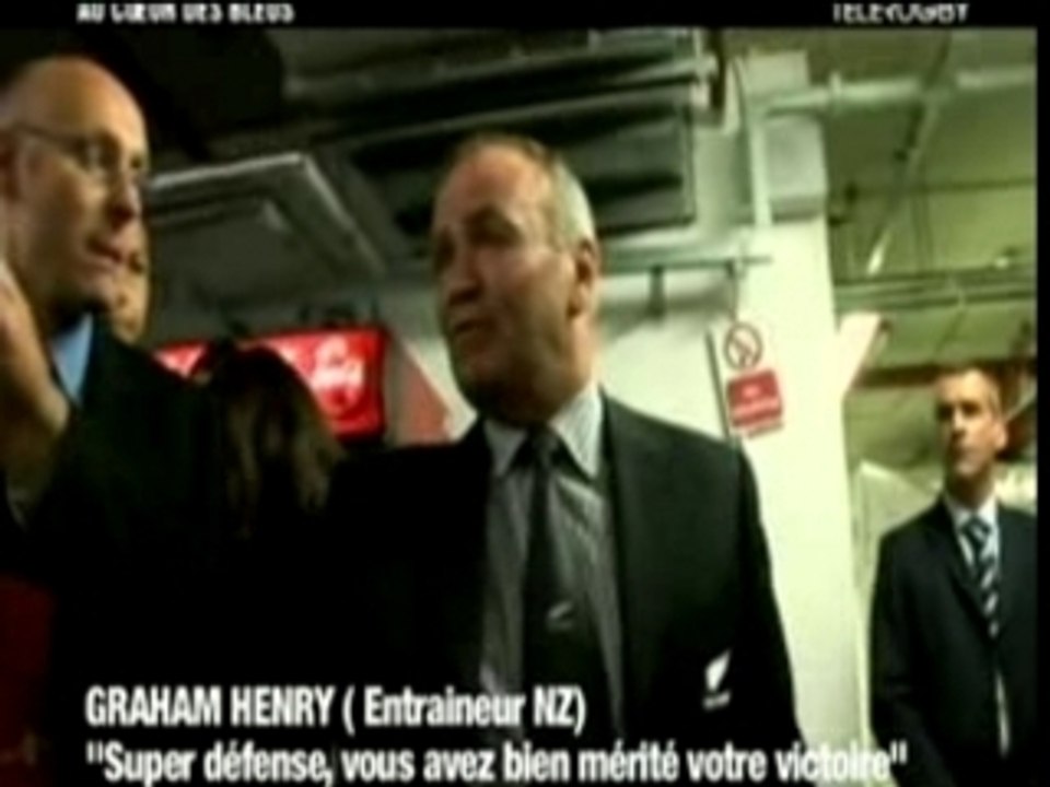 Les all blacks felicitent les bleus