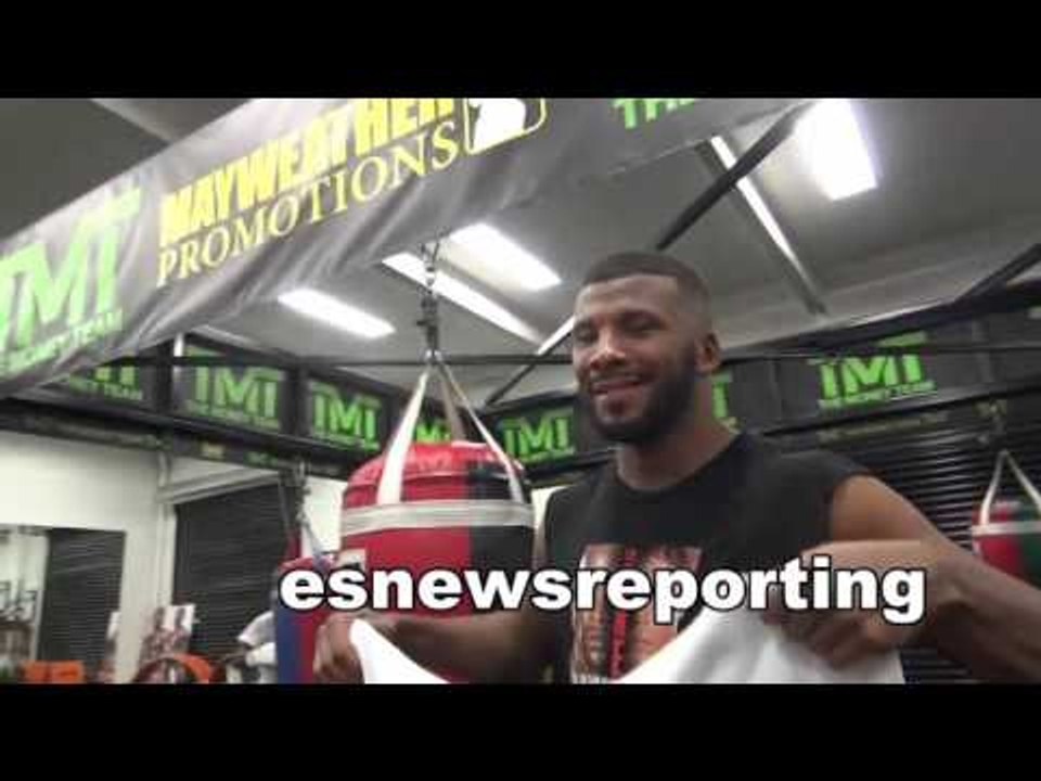BADOU JACK AND EDDIE MUSTAFA MUHAMMAD AT MAYWEATHER BOXING CLUB EsNews Boxing