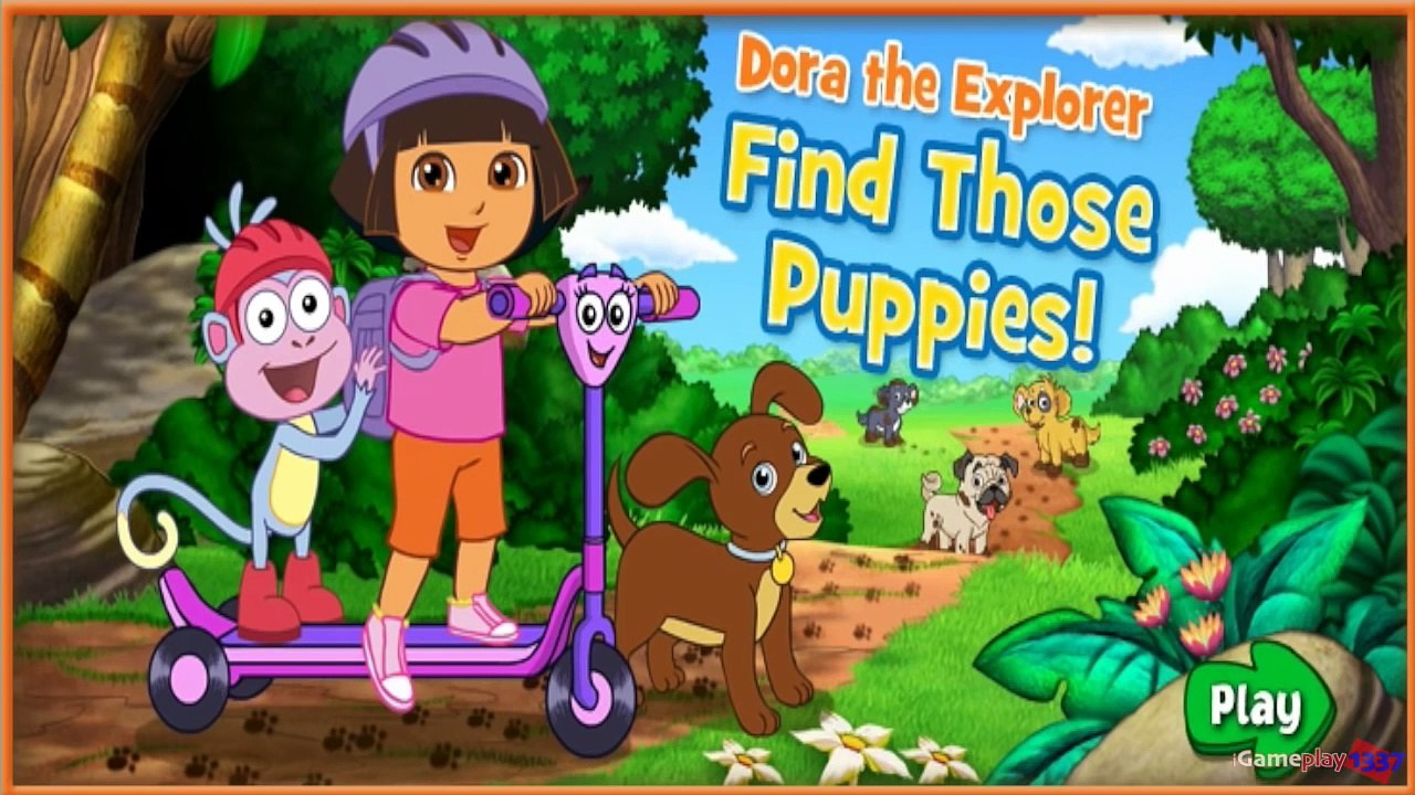Dora Find Those Puppies _ Dora the Explorer - New Game Walkthrough (Based on Cartoon)