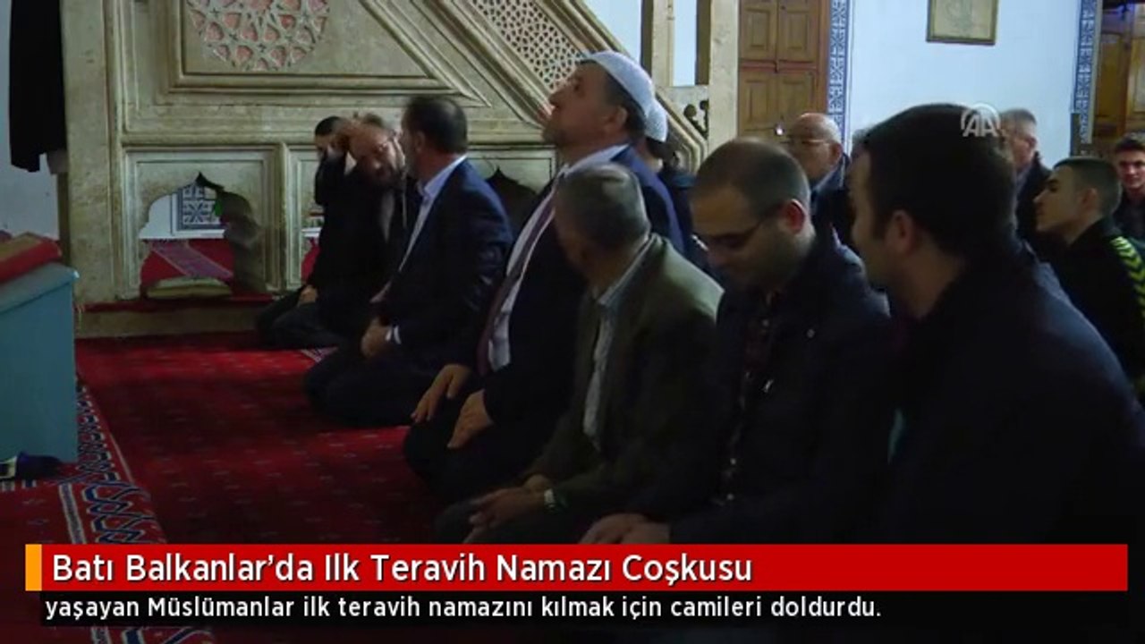Batı Balkanlar'da Ilk Teravih Namazı Coşkusu