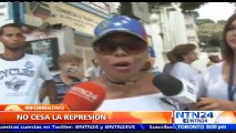 Fuerza pública reprimió a los opositores en varios puntos de Caracas para impedir su paso hasta Los Próceres