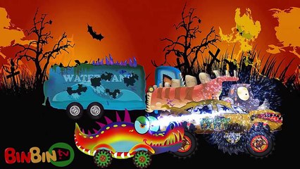 Big Truck   Evil Crocodile Truck   Dump Truck   Water Tank   Scary Videos for Children   BinBin Tv