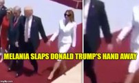 Melania Slaps Donald Trump's Hand Away In Israel - Refuses To Hold Hands