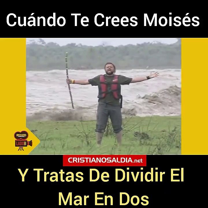cuando te crees que eres  moises
